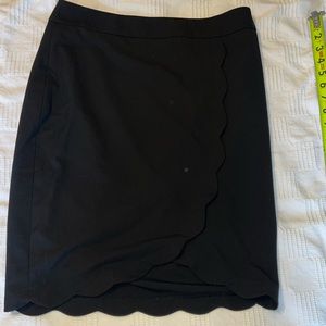 The Limited Scalloped pencil skirt